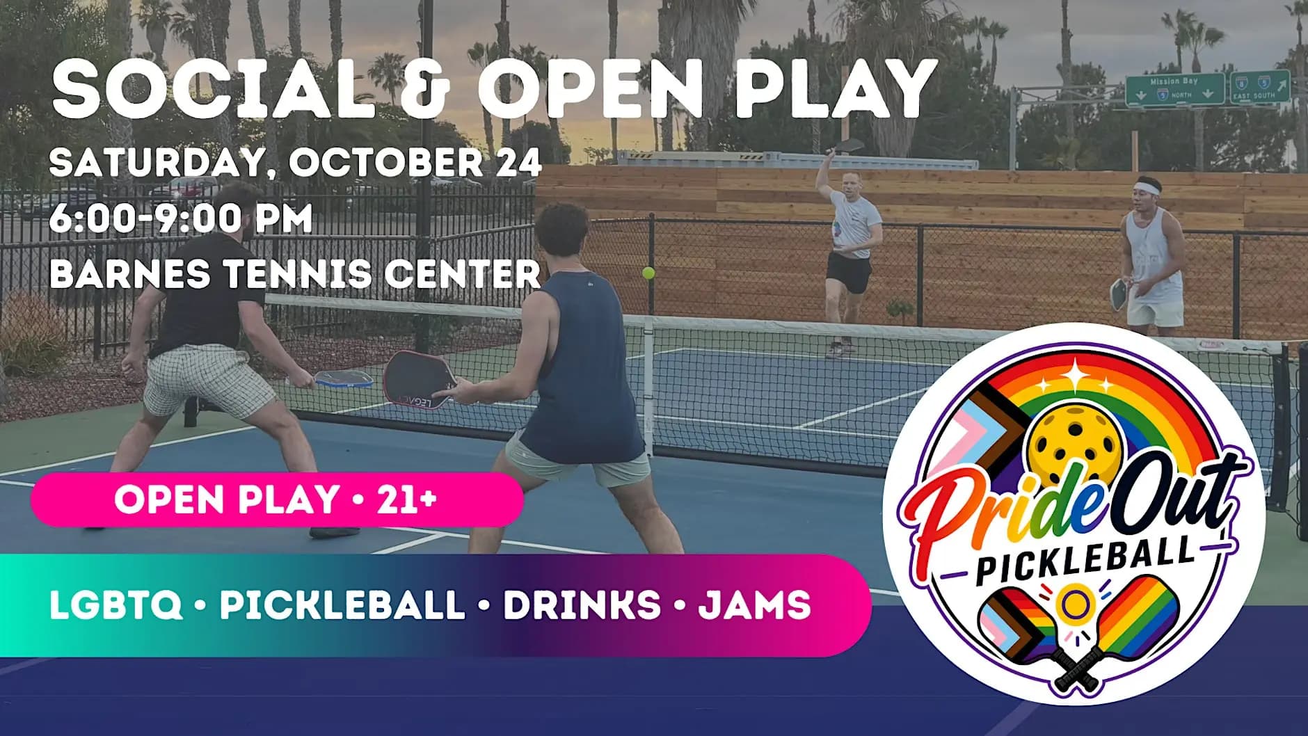 Pride Out Pickleball - Social & Open Play
