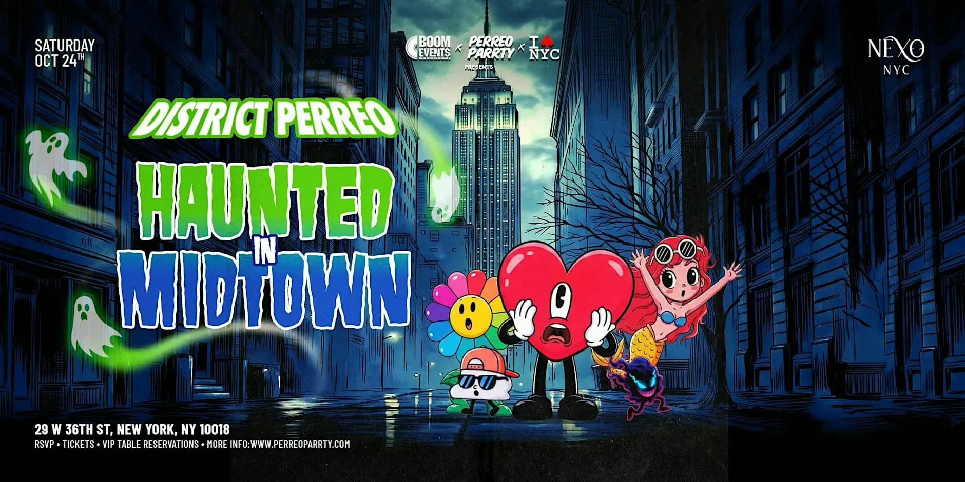 Haunted in Midtown Reggaeton Halloween Party at Nexo Nightclub