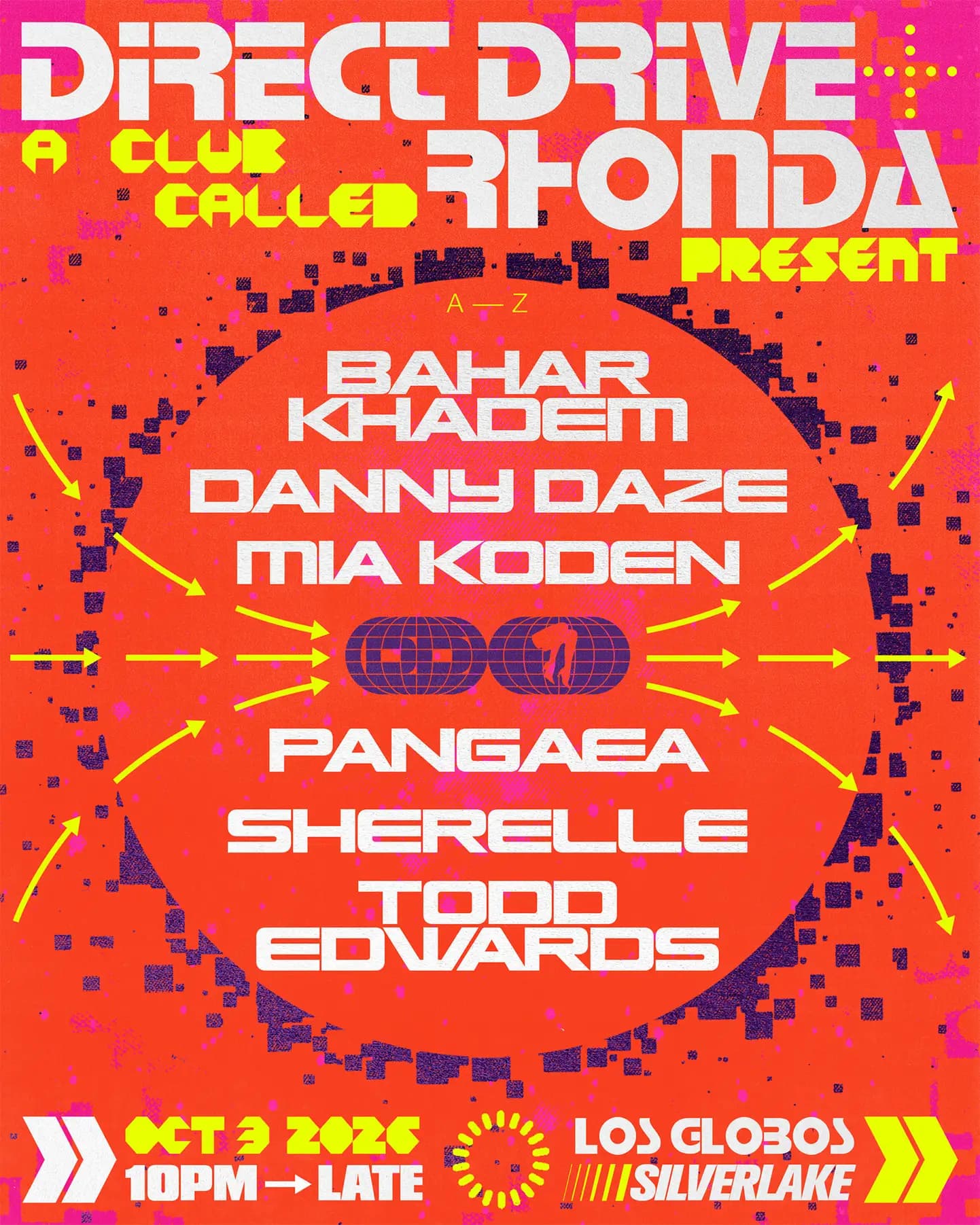 Direct Drive & Rhonda INTL present SHERELLE, Todd Edwards, Pangaea, Danny Daze, Mia Koden