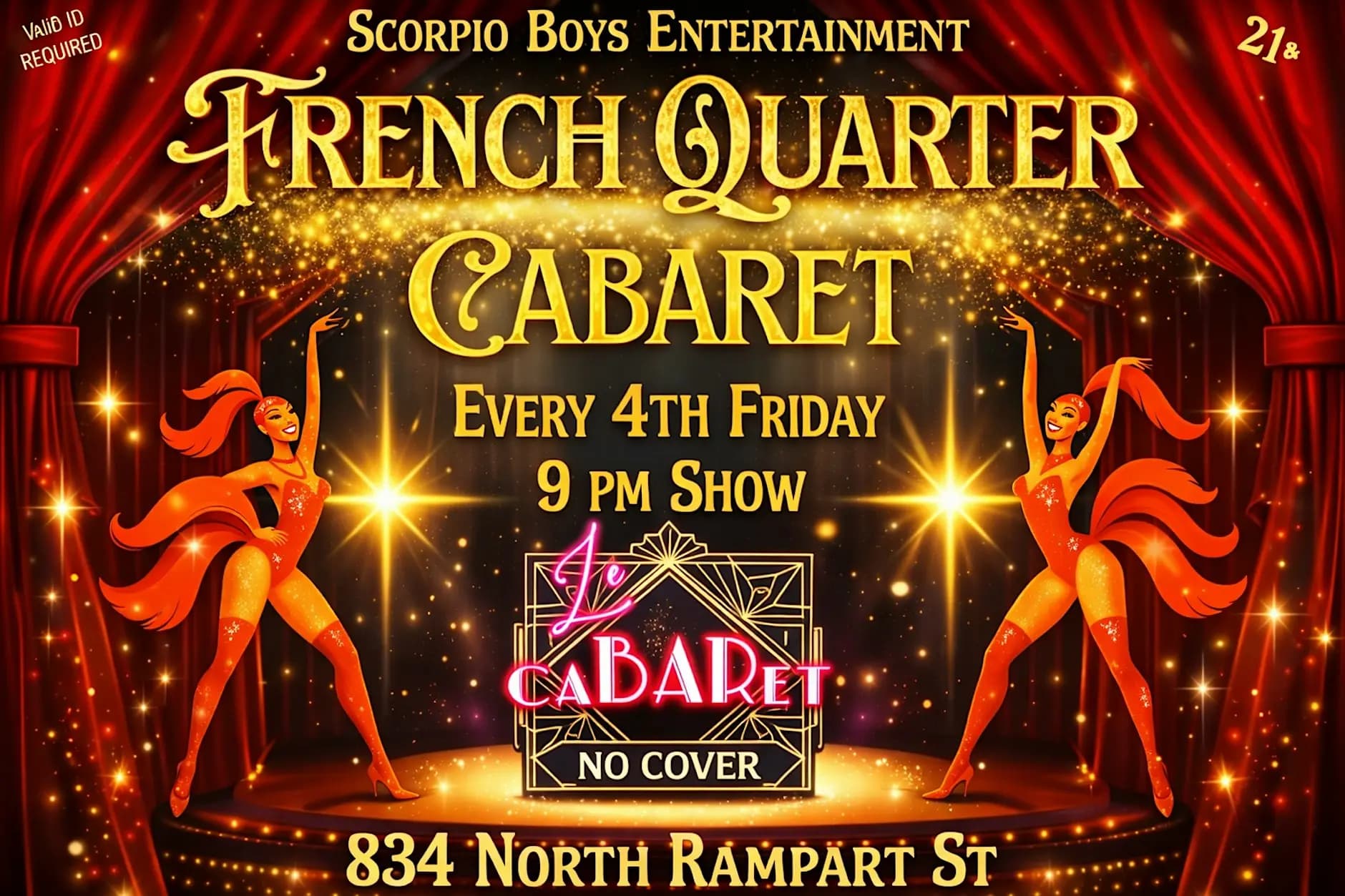 French Quarter Cabaret A Variety Burlesque Experience - 10/23