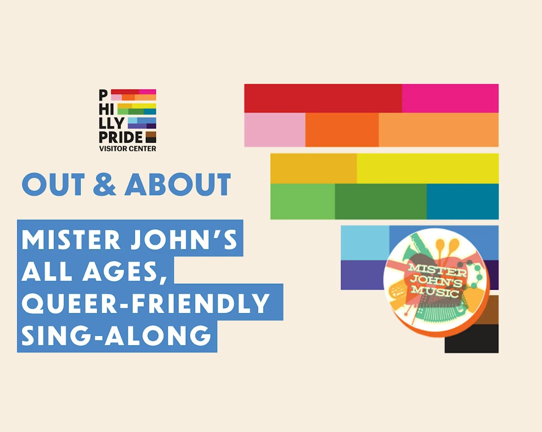 Out & About at Philly Pride Visitor Center: Mister John's Sing-Along
