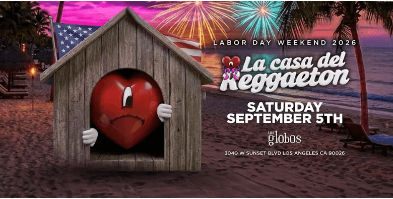 18+ SATURDAY LA CASA DEL REGGEATON SEP 5TH LATIN & HIP HOP FREE WITH RSVP