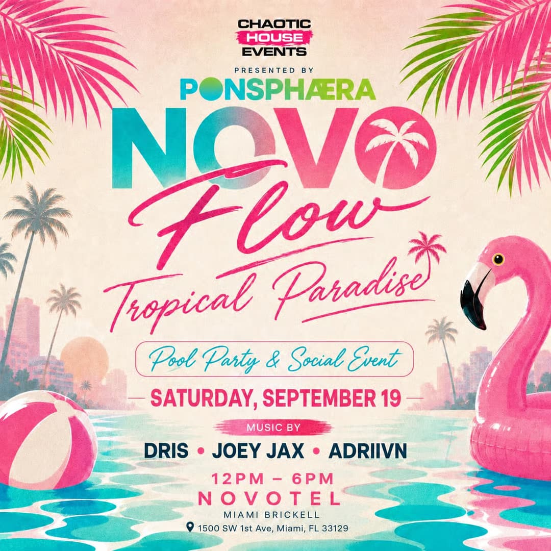 Novo Flow Pool Party Brickell