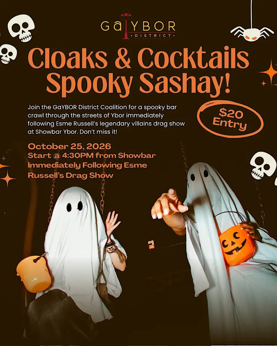 Cloaks and Cocktails! - A GaYBOR Bar Crawl