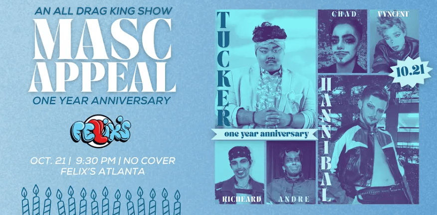 MASC APPEAL: An All Drag King Show | One Year Anniversary