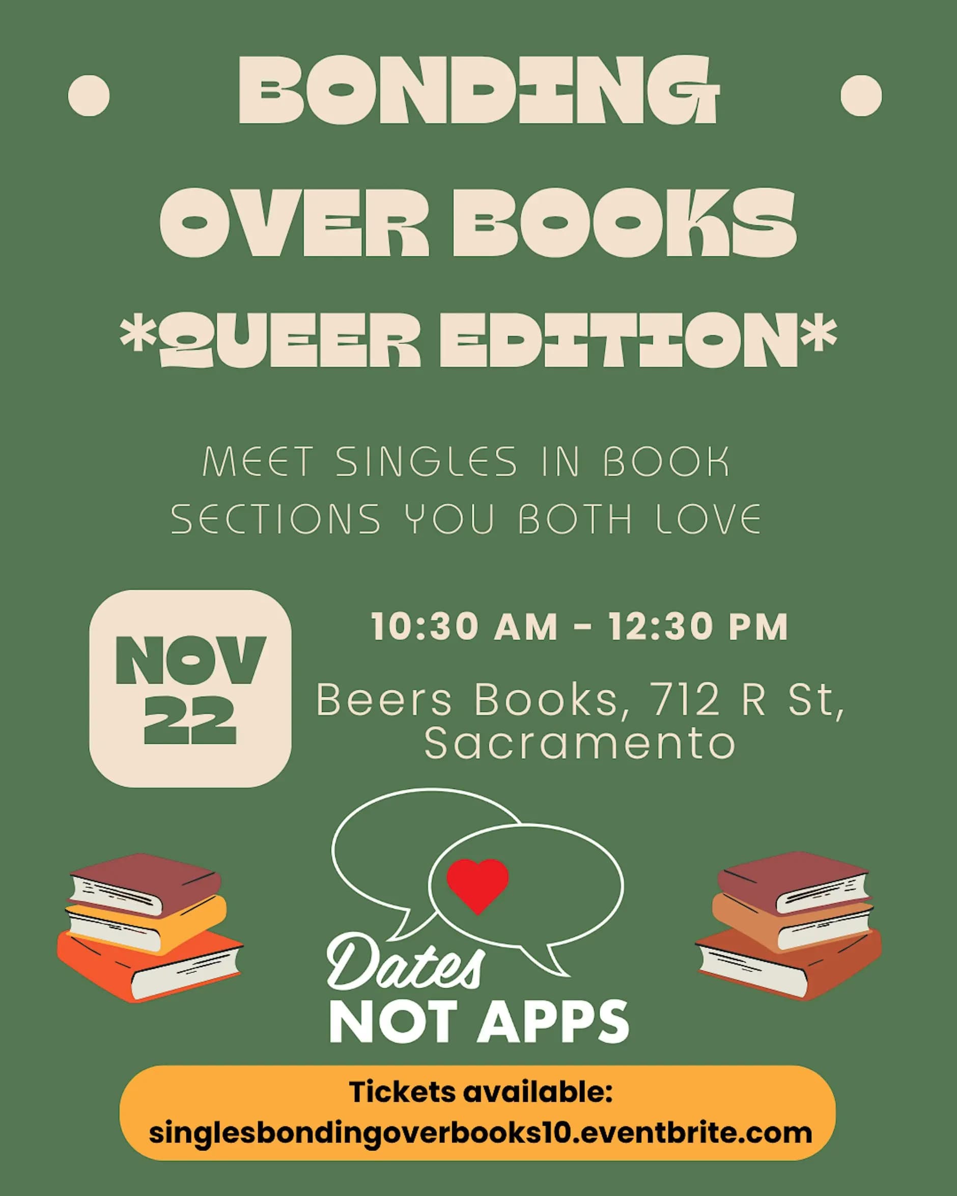 Bonding Over Books - Singles Event - Queer Edition