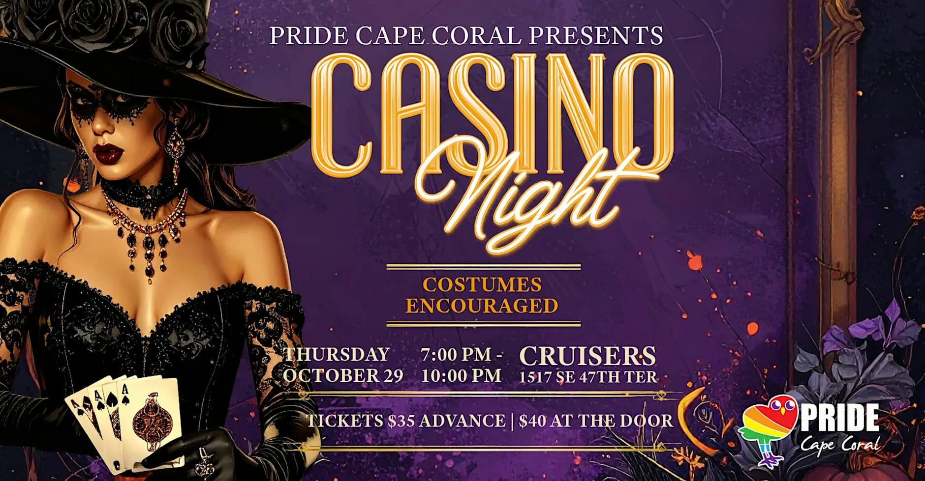 Casino Night: A Fundraiser for PRIDE Cape Coral