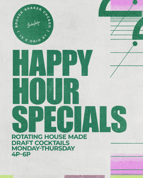 10.27 - | Happy Hour | 4PM - 6PM