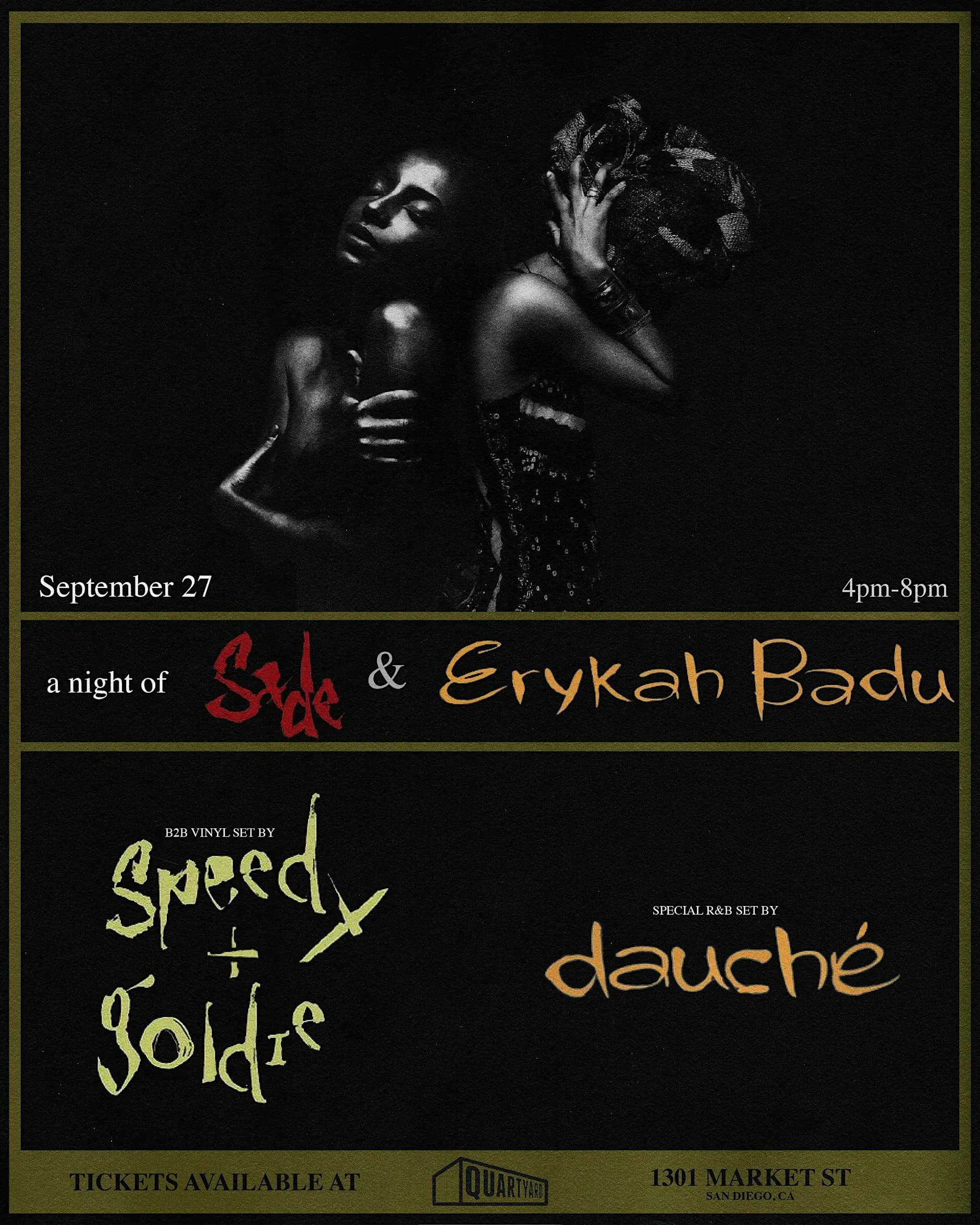 A Night of Sade & Erykah Badu ✨