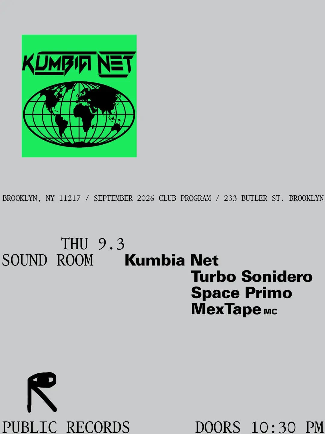Kumbia Net: Turbo Sonidero, Space Primo, hosted by MC Mextape