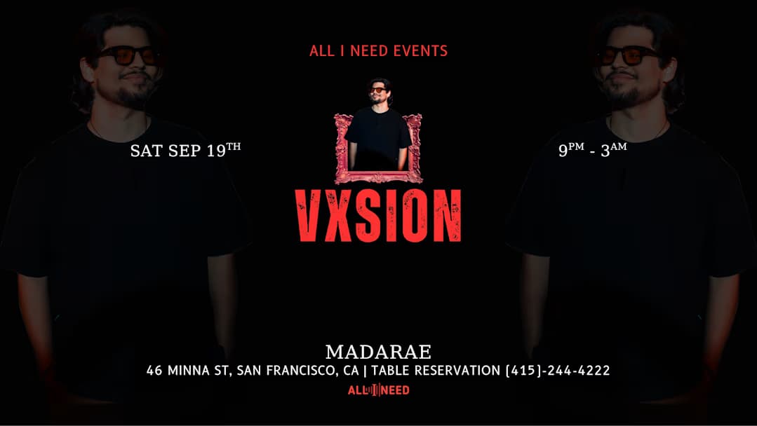 Vxsion (Afro House) At Madarae