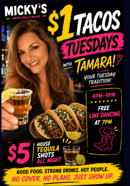 Taco Tuesdays & Happy Hour with Tamara