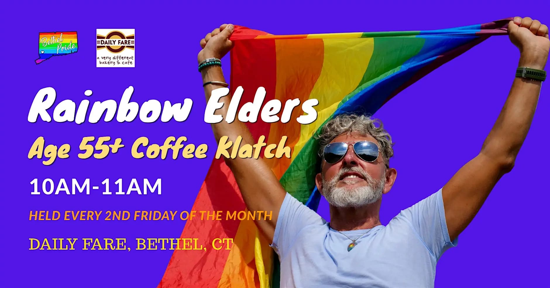 Rainbow Elders Coffee Klatch (Ages 55+) - 10/09