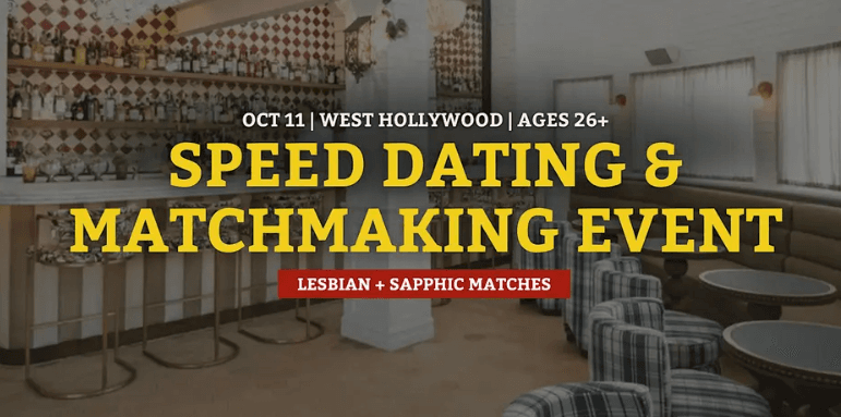 Speed Dating for Sapphic/Lesbian Matches | West Hollywood | 26+