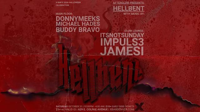 Afterglow Presents: Hellbent | Halloween 2026