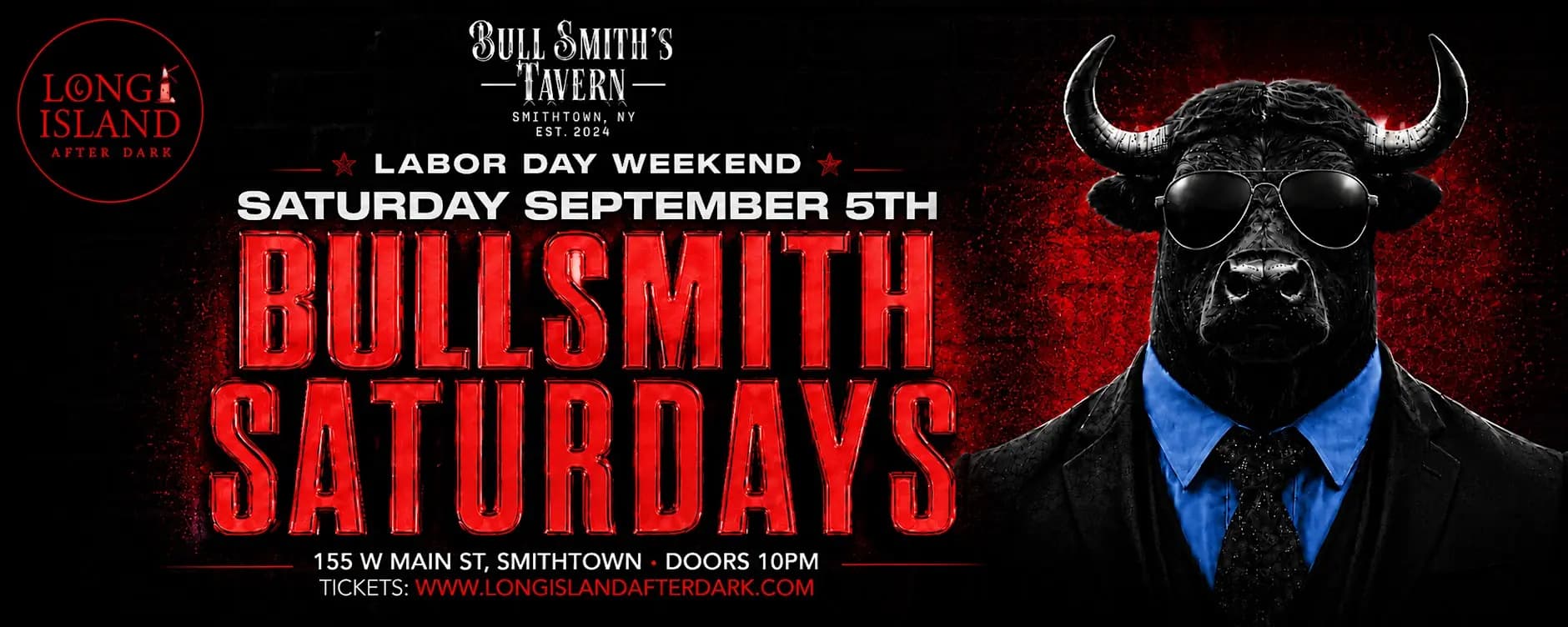 LABOR DAY WEEKEND @ BULLSMITHS TAVERN