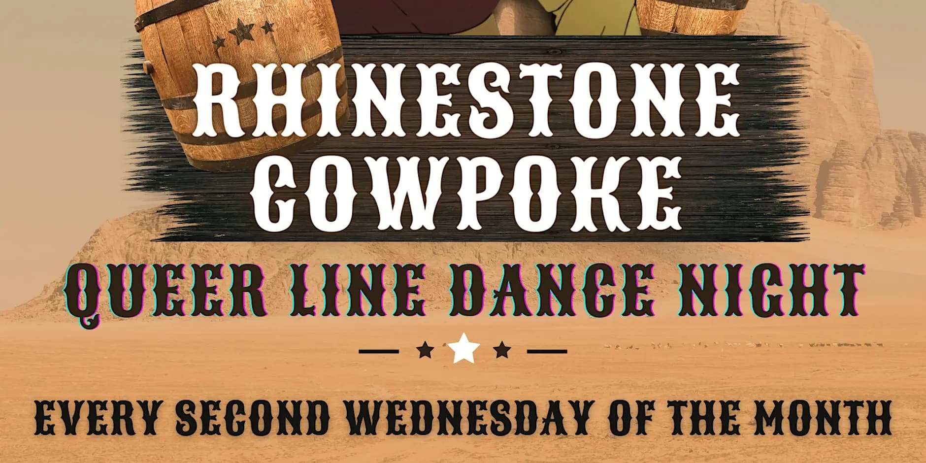 Rhinestone Cowpoke - Queer Line Dance Night - 10/14