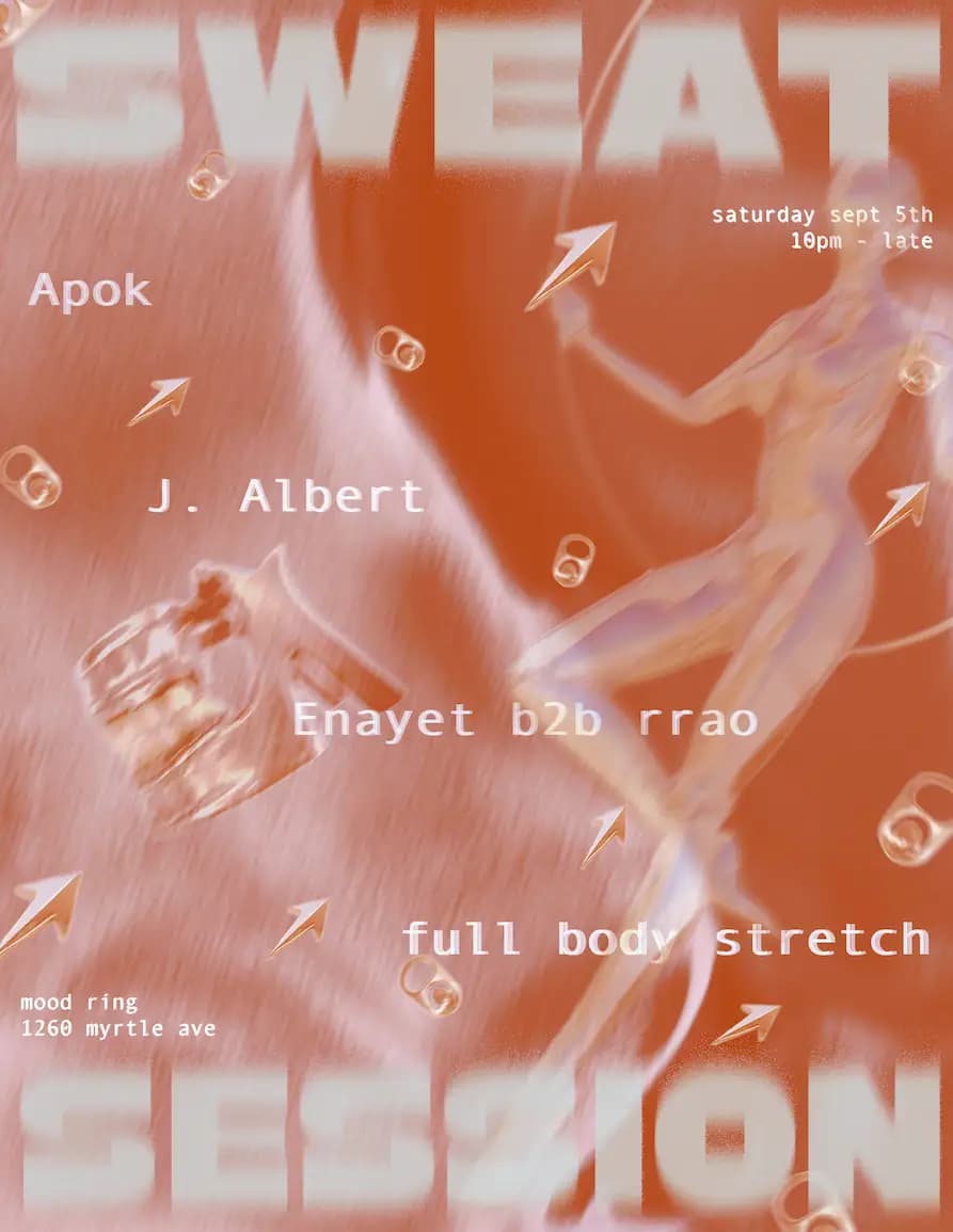 SWEAT SESSION N°9 with J. Albert, Enayet b2b rrao, Apok, and Full Body Stretch