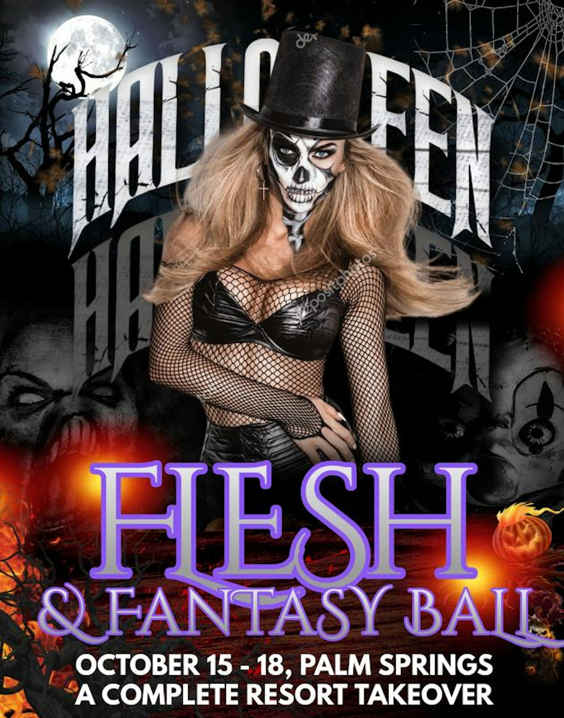 20th Annual Flesh & Fantasy Ball - Complete Takeover of Hotel Zoso, PS