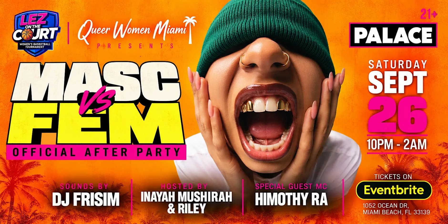 Queer Women Miami: Masc vs Fem Official sapphic / lesbian After Party |