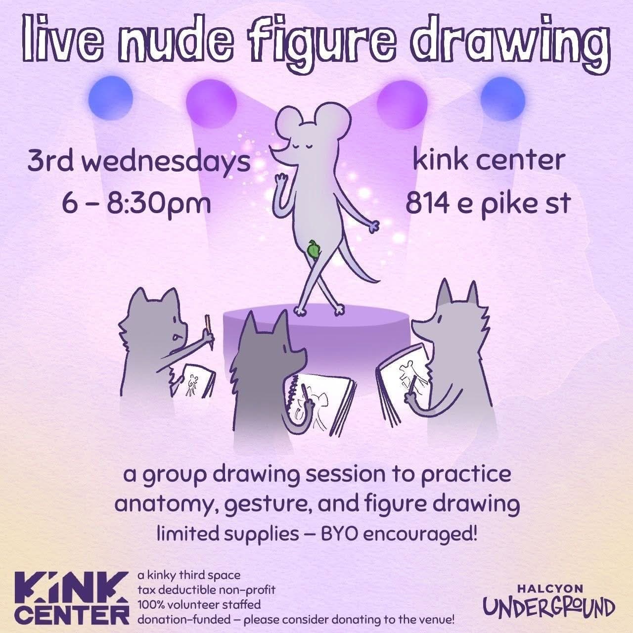 Live Nude Figure Drawing