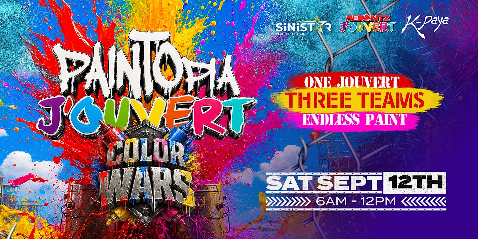 Red Antz Paintopia Jouvert - Color Wars