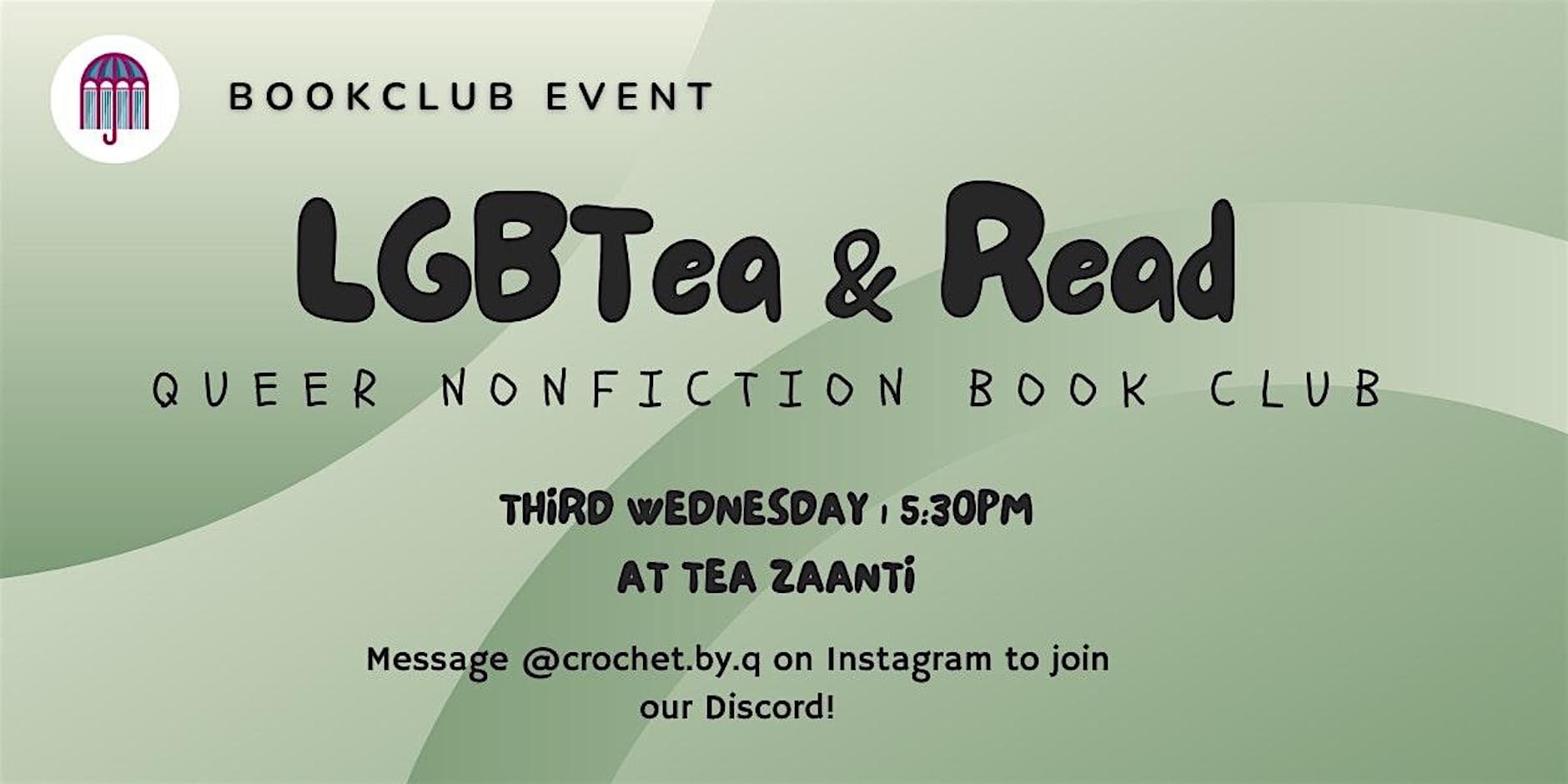 LGBTea & Read Book Club - 11/18