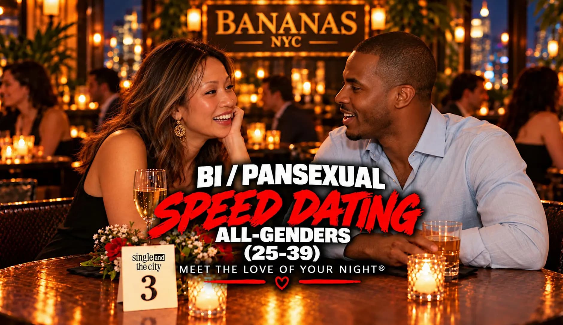 Bi / Pansexual Speed Dating | All-Genders (NYC)