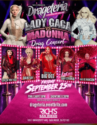 DRAGETERIA: Lady Gaga vs Madonna Drag
