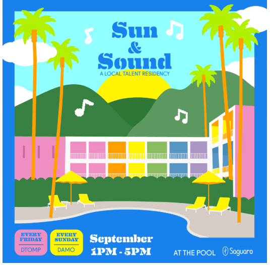 HAPPENINGSPOOL & SPAEAT & DRINKMEETINGS & EVENTS BACK TO THE WHOLE CALENDARSun & Sound w/ DTOMP
