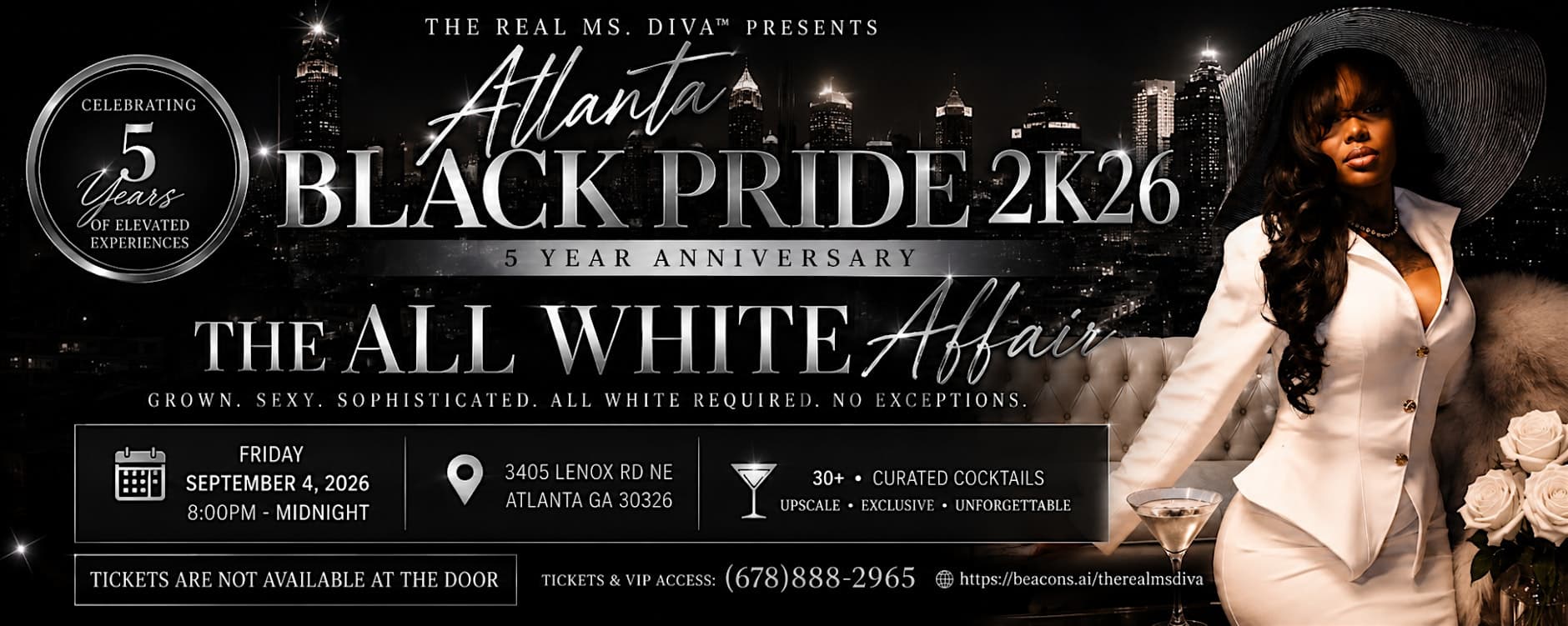 Atlanta Black Pride 2K26 The All White Affair
