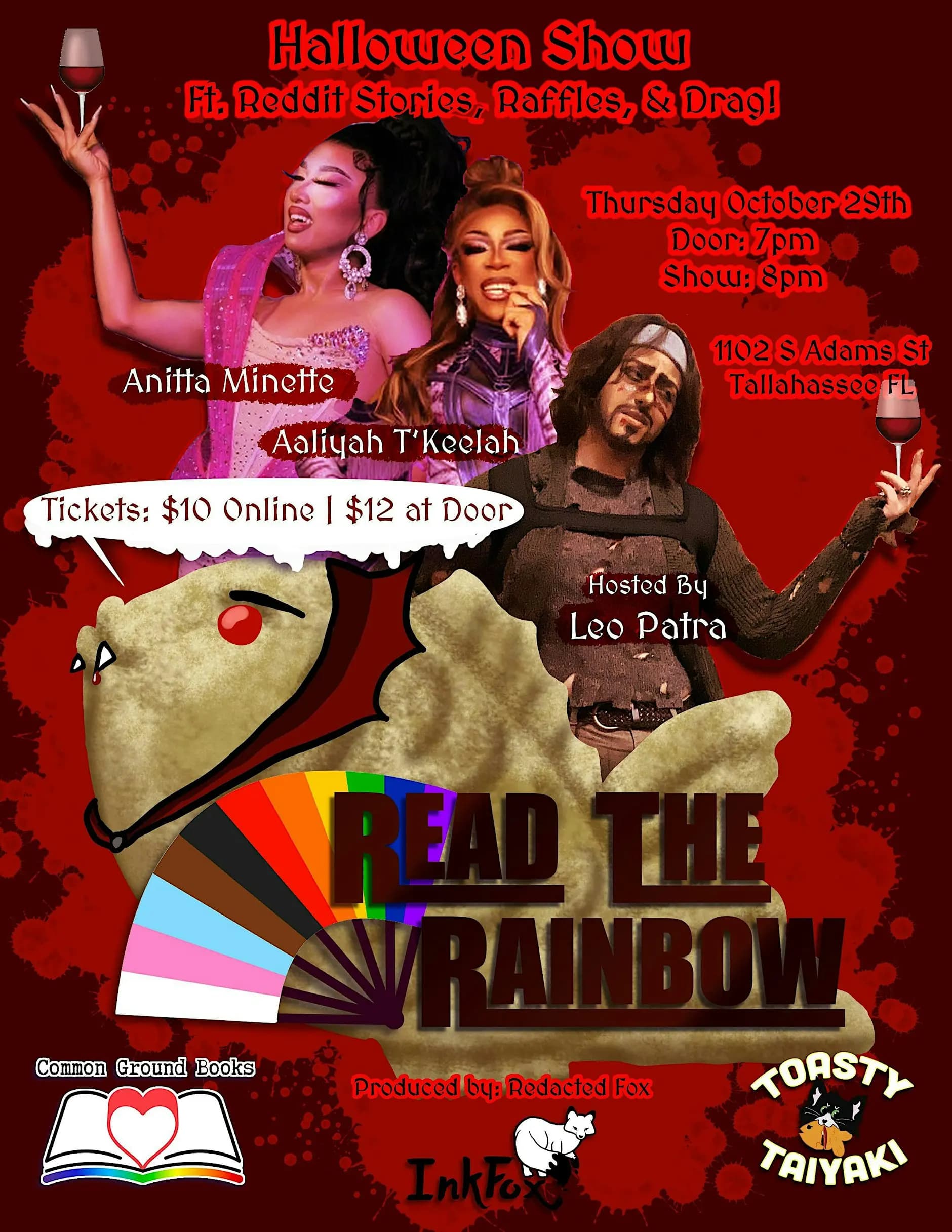 Read the Rainbow Drag Night- Halloween Special at Common Ground Books!
