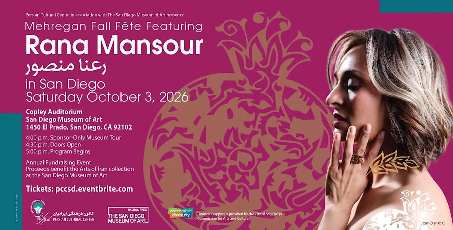Mehregan Fall Fête Featuring Rana Mansour