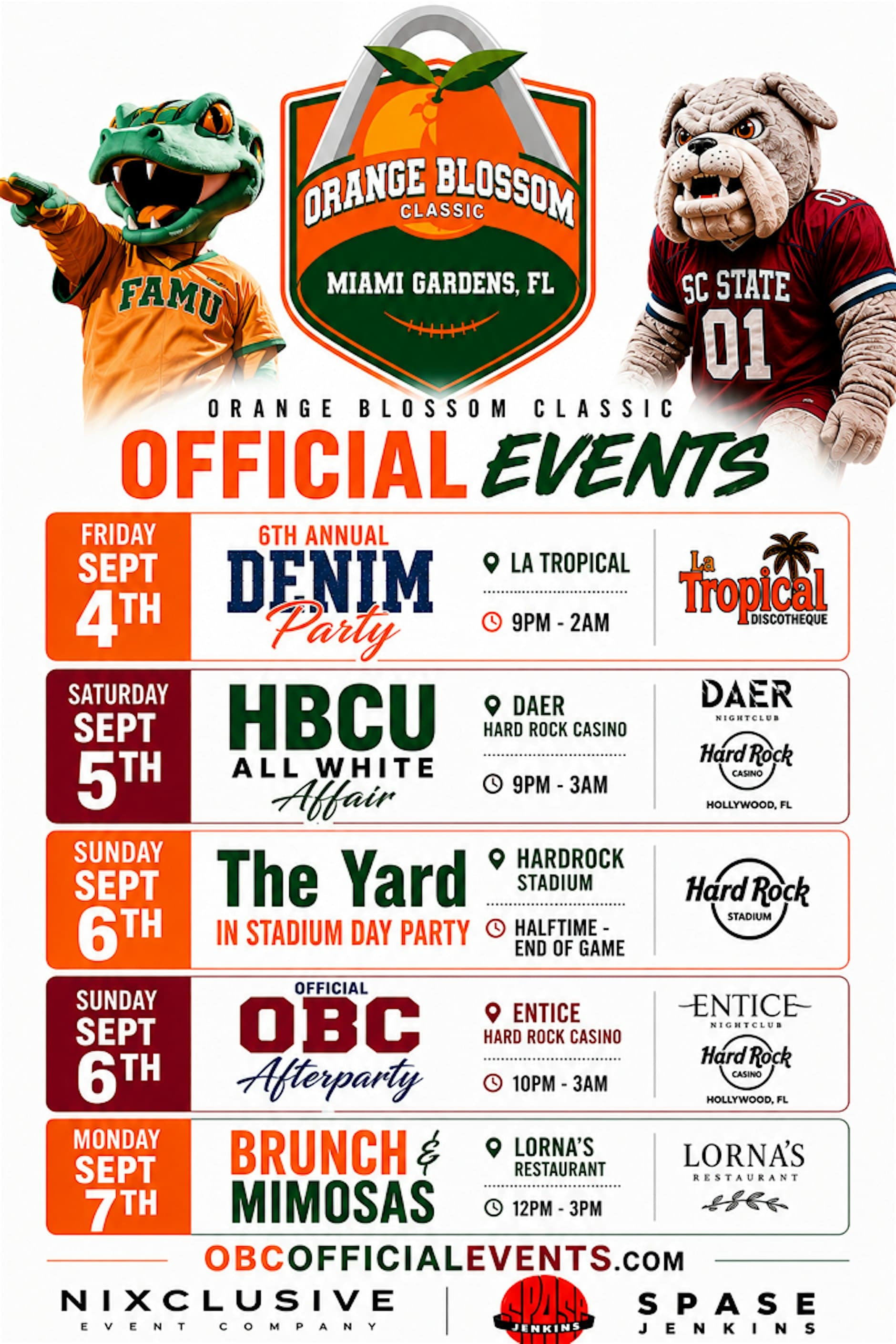 Miami _ Labor Day Weekend _ Orange Blossom Classic Weekend