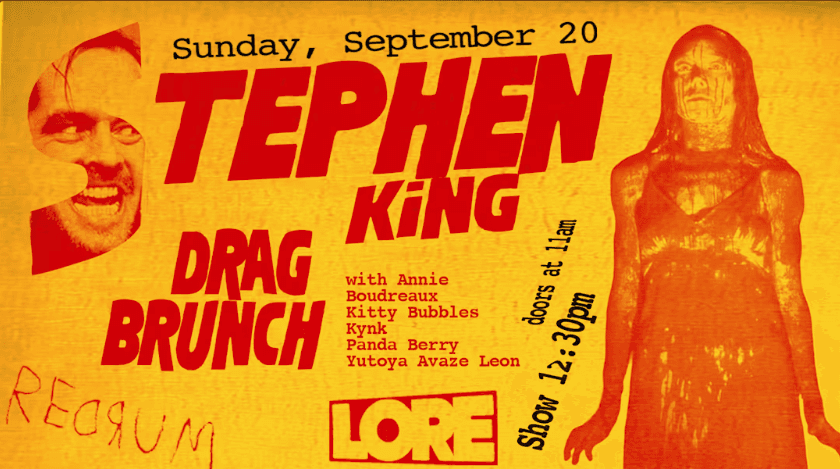 Stephen King Drag Brunch