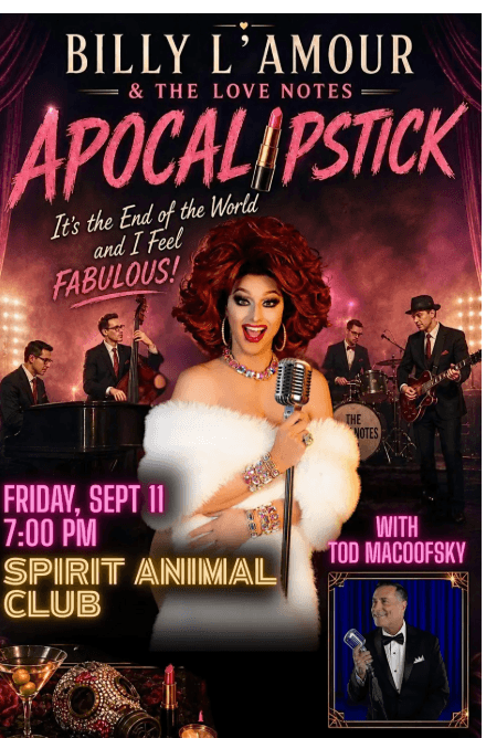Billy L'Amour & The Love Notes (Tickets Includes 2 Cocktails)by