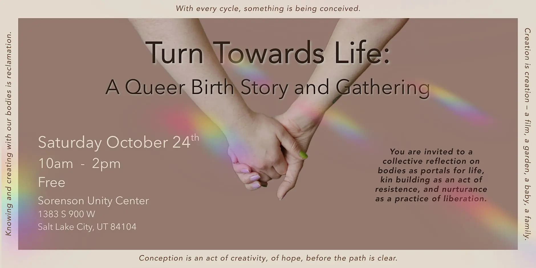 Film Screening - Turn Towards Life: A Queer Birth Story and Gathering