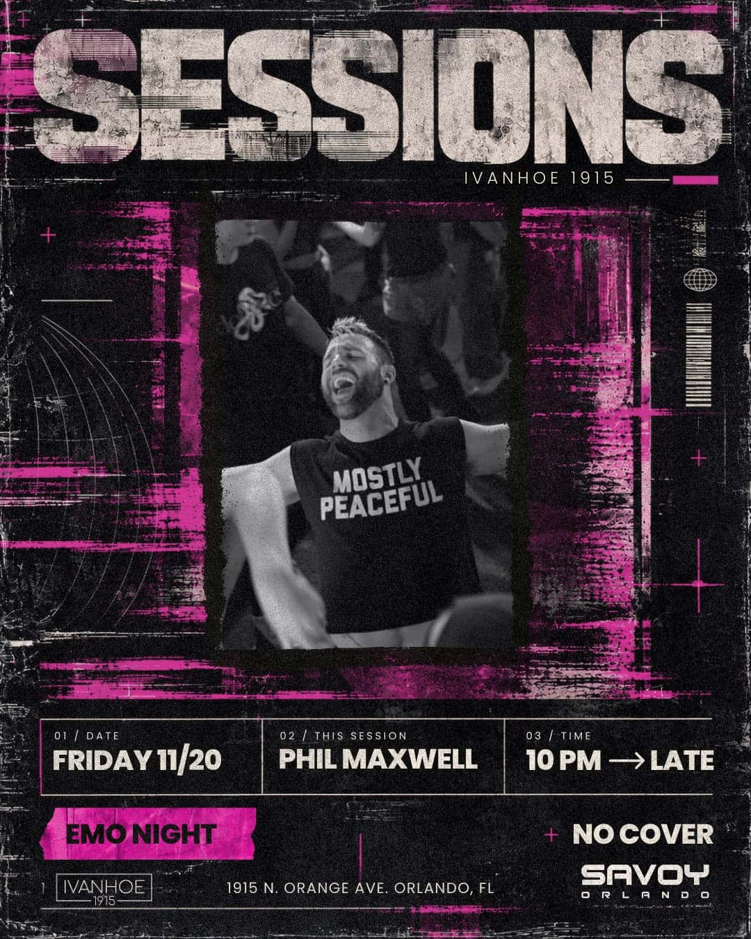 Sessions: Phil Maxwell, Emo Night