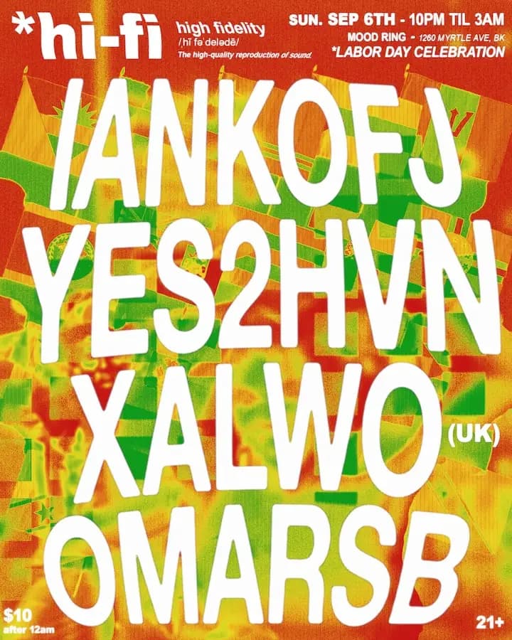 Hi-Fi presents IankoFJ, YES2HVN, Xalwo (UK), OmarSB