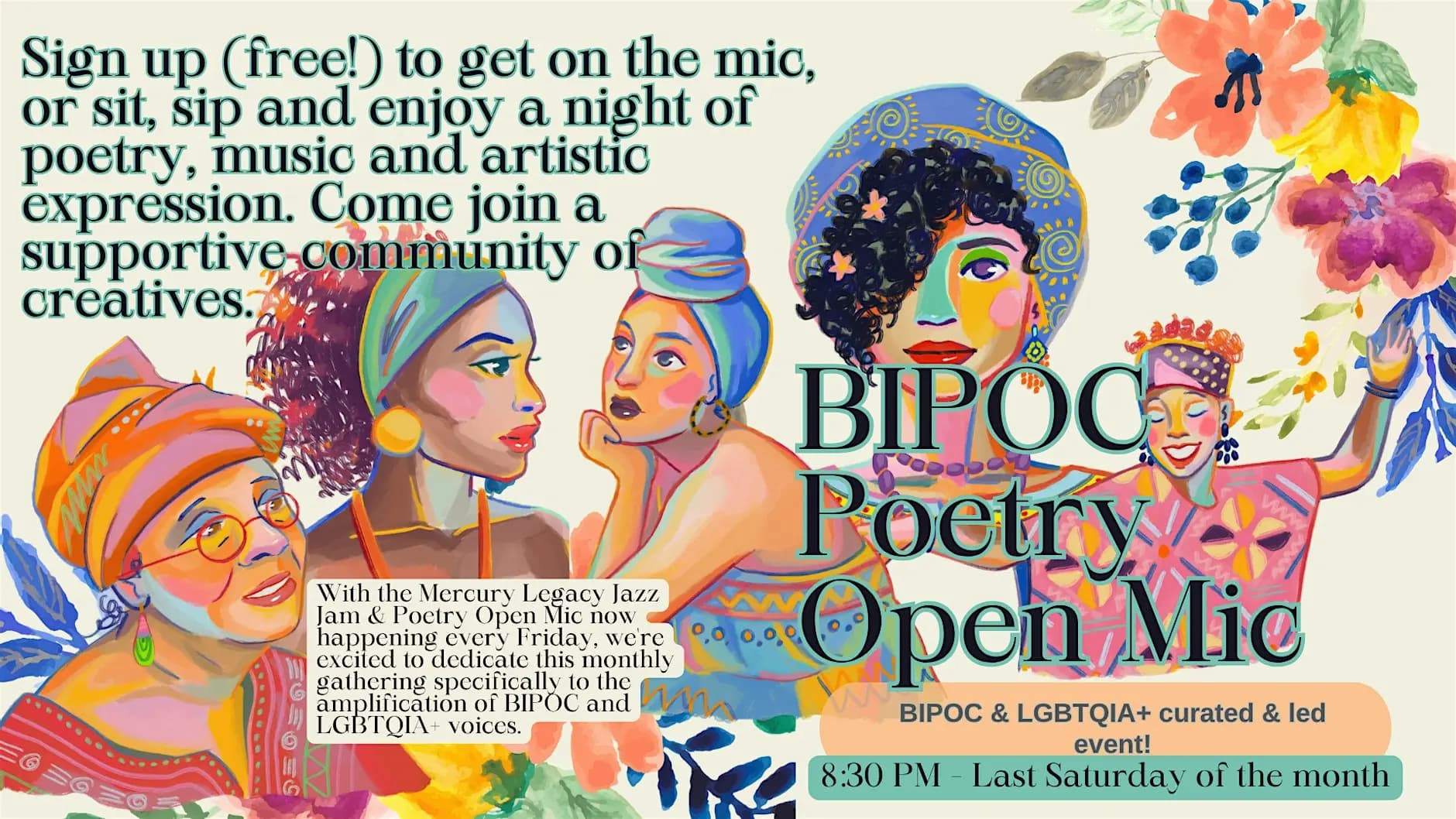 BIPOC Poetry Open Mic - 10/31