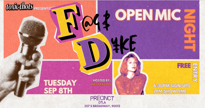 f@g & d¥ke Comedy Open Mic Night