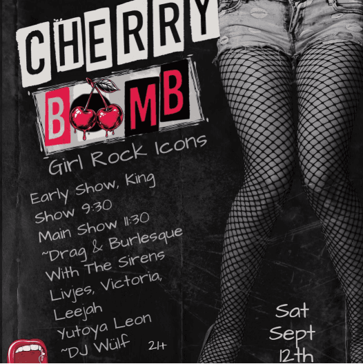 9/12 SAT- Cherry Bomb