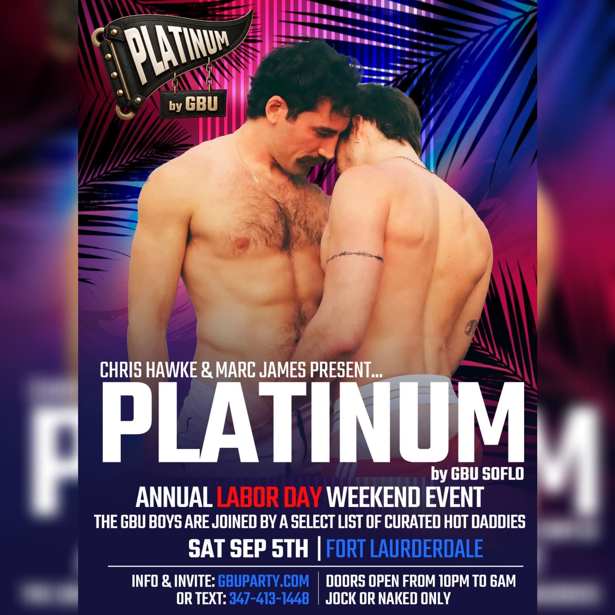 PLATINUM by GBU SOFLO - ANNUAL LABOR DAY WEEKEND EVENT