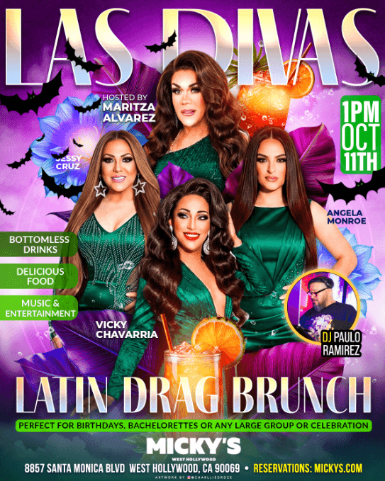 10.11 - Las Divas: Latin Drag Brunch
