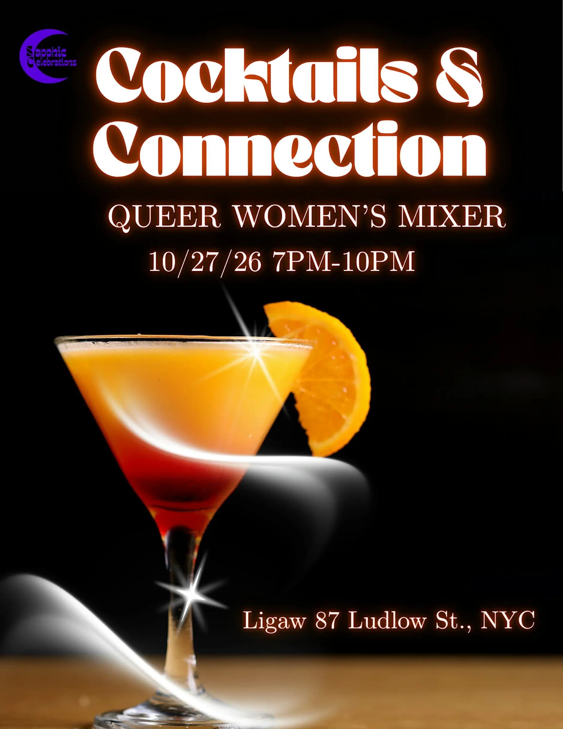 Cocktails & Connection: Queer Women's Mixer