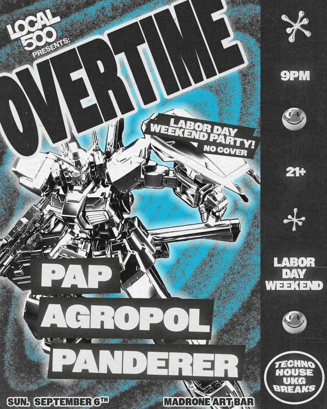 Local 500 presents: Overtime