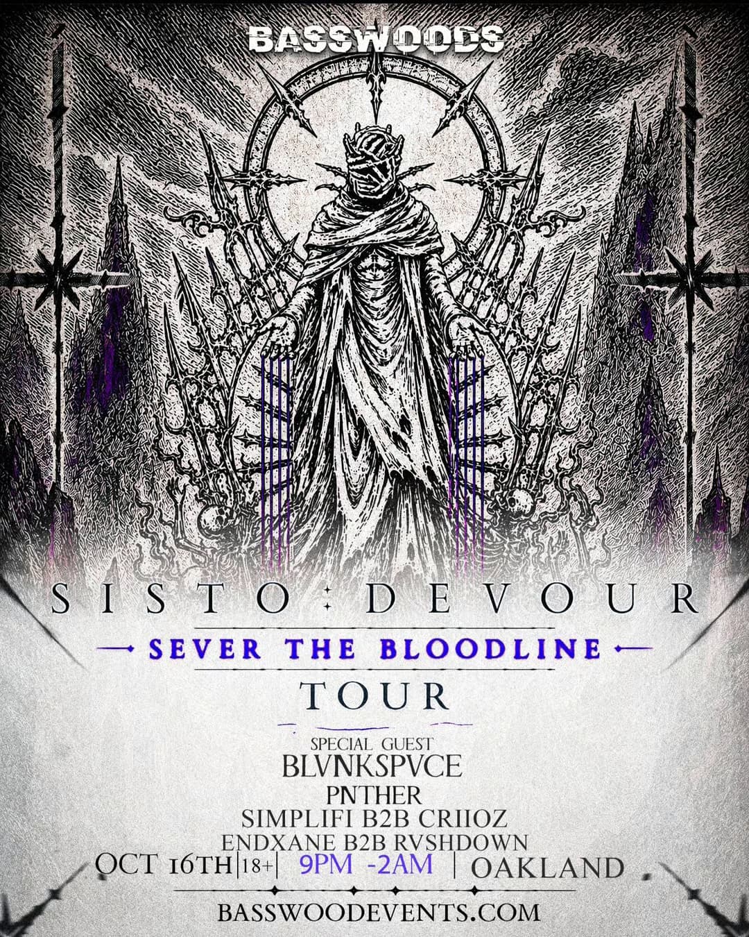 SISTO:DEVOUR Sever the Bloodline Tour