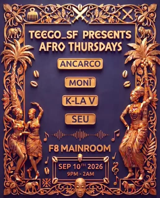 Teego presents Afro Thursdays