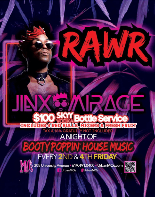 10.23 - RAWR: w/ Jinx Mirage