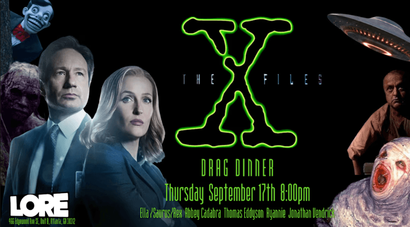 The X-Files Drag Dinner